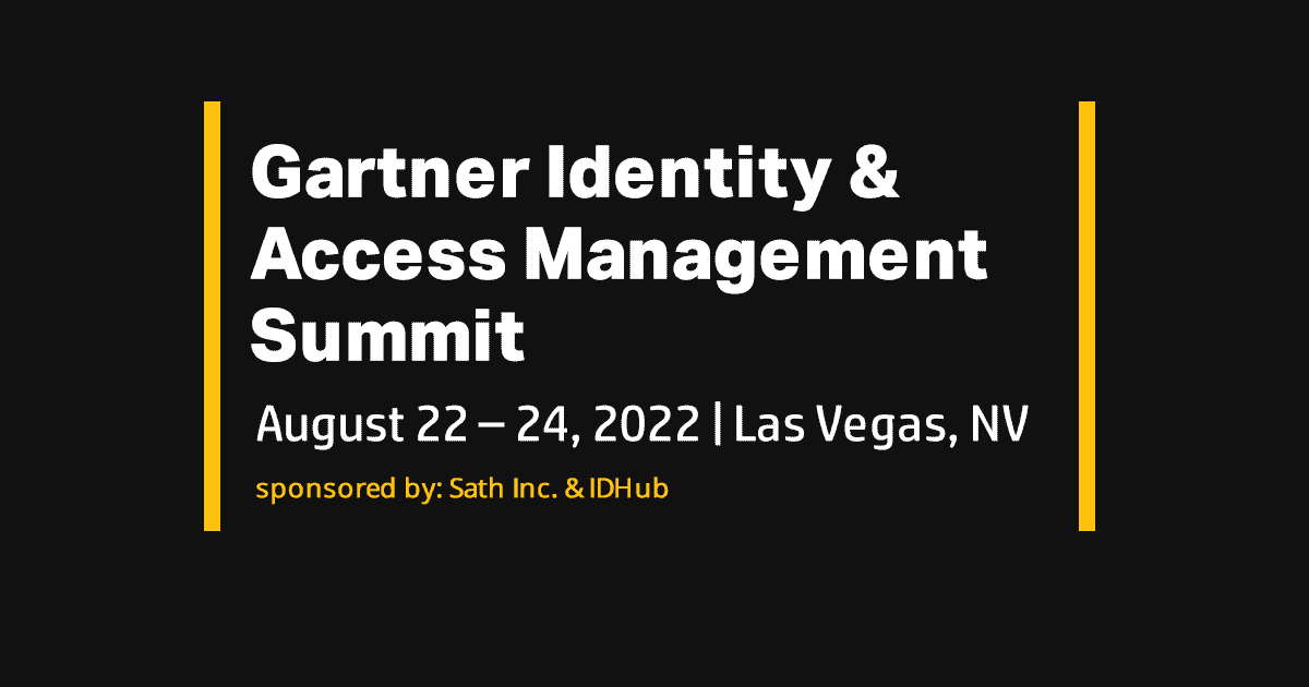Gartner IAM Summit 2022