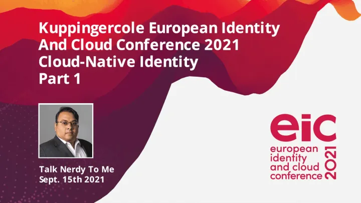 Cloud Native Part 1 Webinar - Video